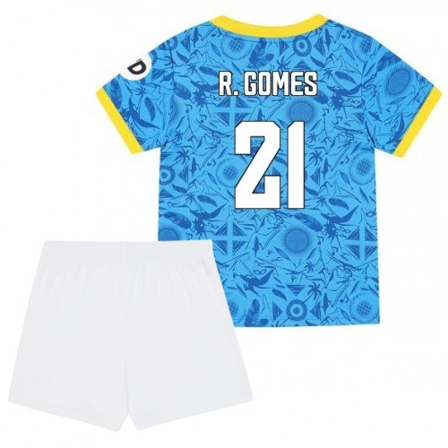 Stroje piłkarskie Wolves Rodrigo Gomes #21 Koszulka Trzeciej dla dzieci 2025-26 Krótki Rękaw (+ szorty)